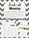 Shades of Meaning - Common Core Synonyms