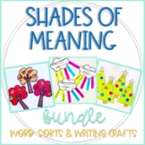 Shades of Meaning Writing Craft Bundle for Fall, Winter, Spring