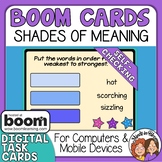 Shades of Meaning Drag and Drop Digital Boom Cards! Distan