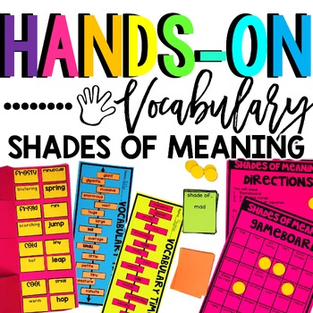 Shades of Meaning L.1.5.d {Hands-on Reading}