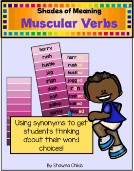 Preview of Shades of Meaning - Muscular Verbs