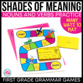Shades of Meaning Nouns and Verbs | Grammar Game L.1.5
