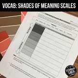 Shades of Meaning: Pre-made Vocab Activities for Secondary ELA