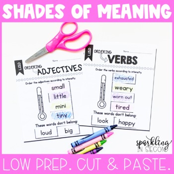 Preview of Shades of Meaning | Synonyms