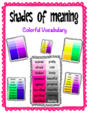 Shades of Meaning (vocabulary)