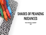 Nuances - Shades of Meaning