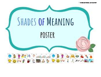 Preview of Shades of meaning- poster