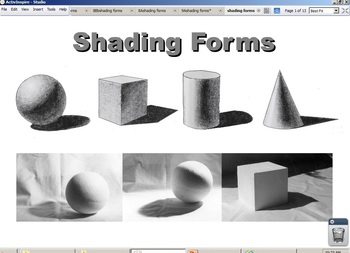 Preview of Shading Forms ActiveInspire Flipchart