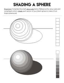 Value Scale Bundle, Shading Worksheet, Pencil by KenningtonKraft