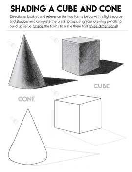 Value Scale Bundle, Shading Worksheet, Assessment, Drawing Pencil