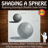Shading a Sphere: Cross-Hatching Drawing Worksheets & Demo