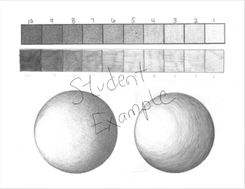 Shading with Pencil: Value Scale and Sphere by Tyson Horn | TPT