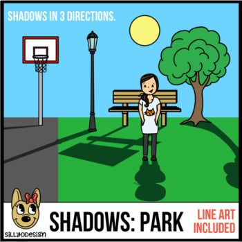 Preview of Shadow Clip Art: Park Themed