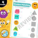 Shadow Matching Activity Worksheets | Shadow Matching Game