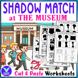 Shadow Matching At the Museum Cut & Paste Activities Works