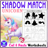 Shadow Matching Fairy Tales - Unicorn - Cut & Paste Activi