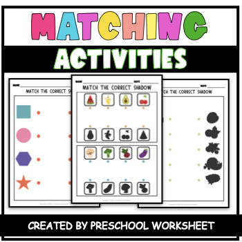 Preview of Shadow Matching | Picture Matching Activities | GAMES