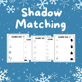 Shadow Matching Winter worksheet