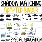 Shadow Matching Adapted Binder Special Education