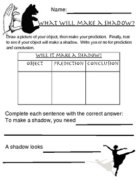 shadow worksheets by karina lawrence teachers pay teachers