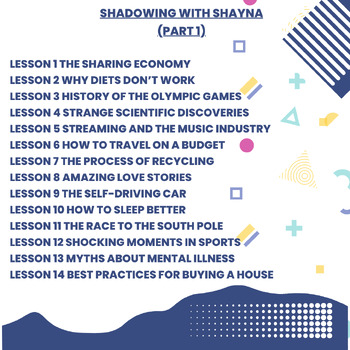 Preview of Shadowing with Shayna(part1) | Close Reading | Reading Toefl | Reading Ielts