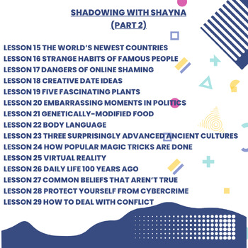 Preview of Shadowing with Shayna(part2) | Close Reading | Reading Toefl | Reading Ielts