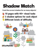 Shadows Match Super Collection. 40+ tasks. Visual thinking