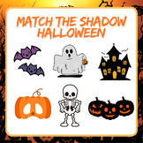 Shadows Matching Halloween Worksheet  Preschool and Toddle
