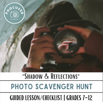 Preview of Shadows & Reflection Photo Prompts | Photography & Mindfulness | Collage