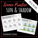 Shadows Worksheet - Earth's Rotation Practice and Lab for 