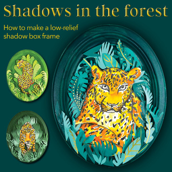 Preview of Shadows in the Forest: How to make a low-relief shadow box frame.