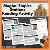 Mughal Empire Stations Readings: Babur, Akbar, Shah Jahan,