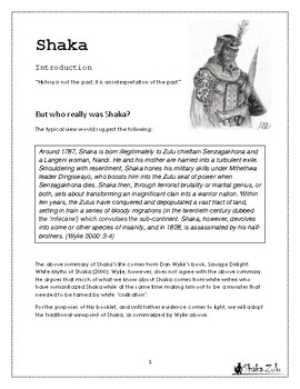 history essay about shaka zulu