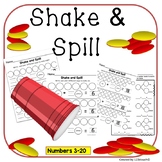 Shake and Spill, Shake & Spill **Numbers 3-20**Printable a