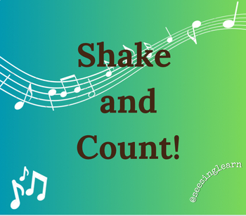 Preview of Shake and Count:  An Original Song for Instrument Playing