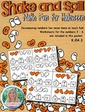 Shake and Spill - Math Fun for Halloween