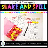 Shake and Spill Ways to Make Five and Ten- Math Fact Fluency Game