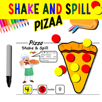 Preview of Shake and Spill to 10 | Ways to Make Numbers to 10 | Addition