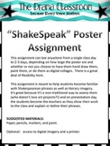"ShakeSpeak" Poster Project