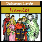 Shakepeare's "Hamlet" Clip-Art Set-28 Pieces