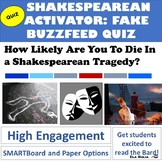 Shakespeare Activity: BuzzFeed Quiz- How Likely Are You To