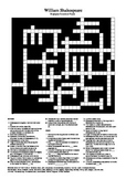 Shakespeare Biography - Crossword Puzzle
