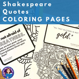 Shakespeare Coloring Pages For Teens With Quotes From Well