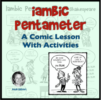 Preview of Iambic Pentameter Comic with Shakespeare