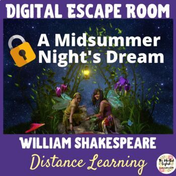Preview of A Midsummer Night's Dream | Shakespeare | Digital Escape Room | No Prep