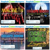 Shakespeare Escape Room BUNDLE: Macbeth, Hamlet, Romeo & J