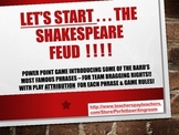 Shakespeare Feud! - Bard's Idioms in a PowerPoint Team Game!