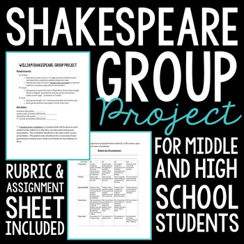 Preview of Shakespeare Group Research Project