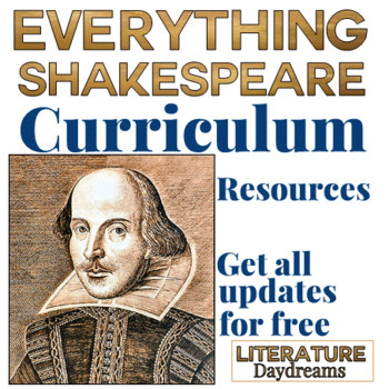 Preview of Shakespeare Curriculum Teaching Activities Bundle