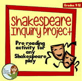 Shakespeare Guided Inquiry Project - A Pre-Reading Activity